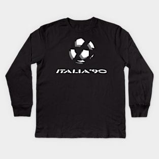 The World Cup Italia 90 Kids Long Sleeve T-Shirt